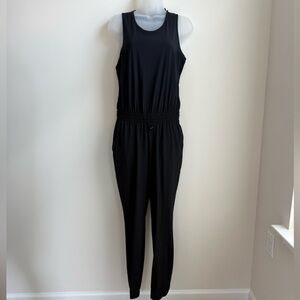 Athleta Black Sleeveless Jumpsuit